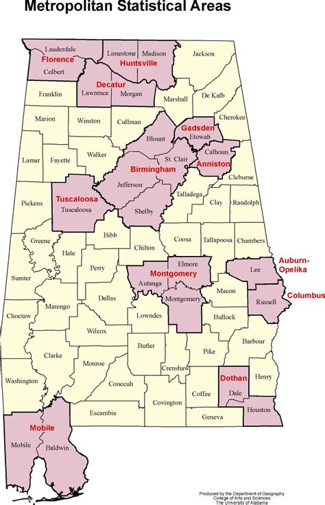 largest cities in alabama|List of metropolitan areas of Alabama .
